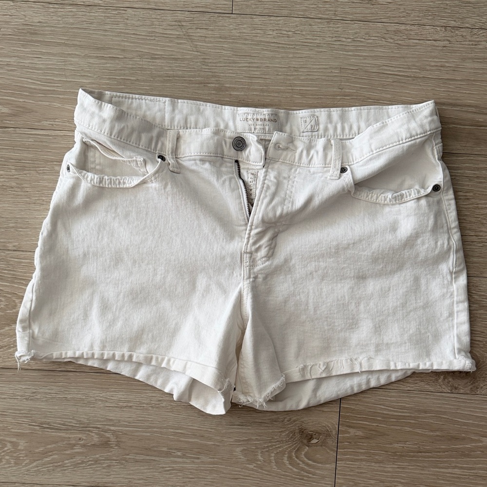 Lucky Brand White Women’s Denim Shorts
